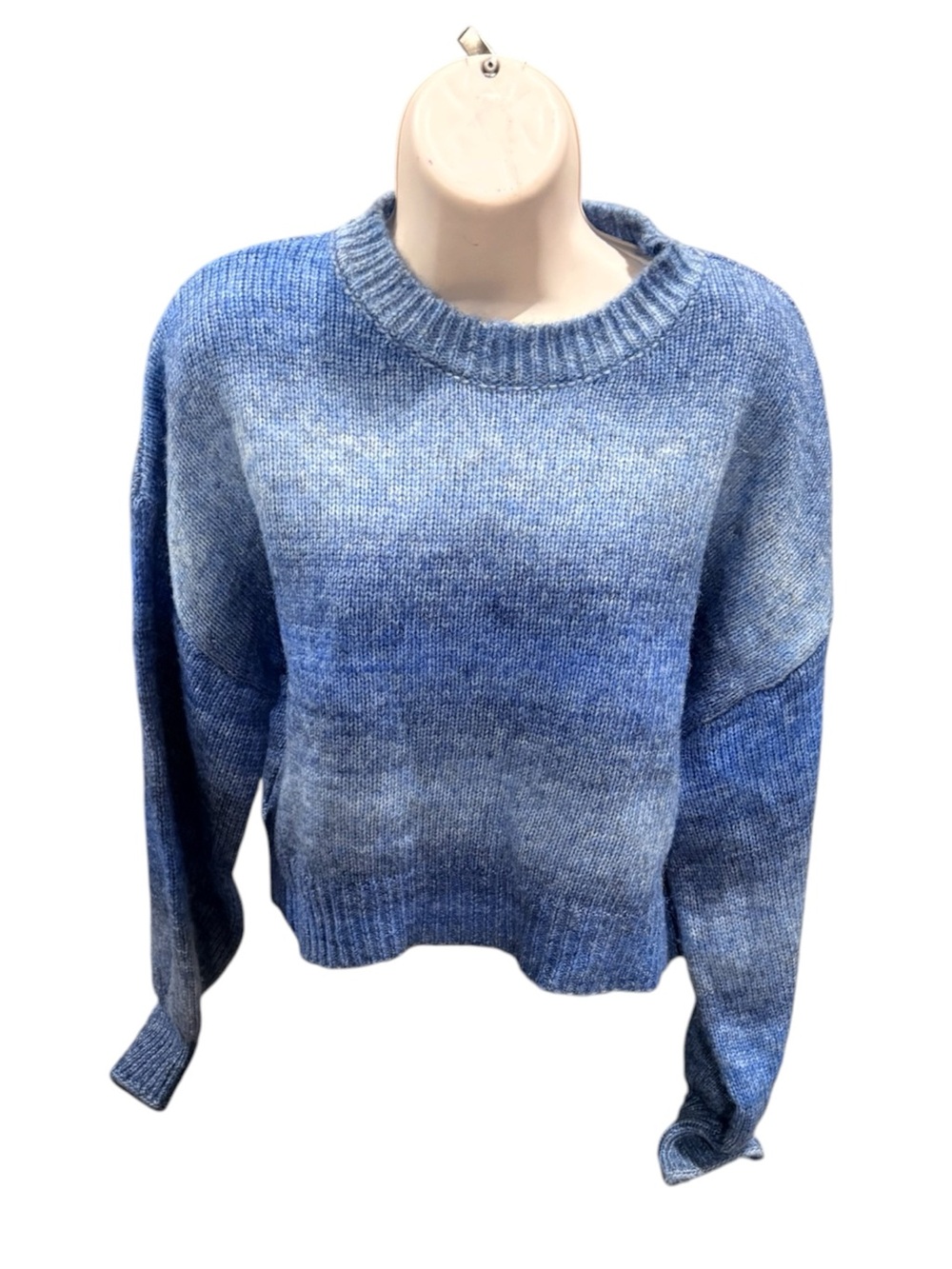 Princess Polly Ombre Blue Crewneck Sweater